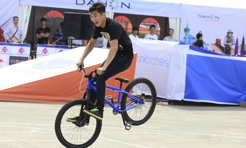 深圳自行车嘉年华 BMX小轮车街式表演直击