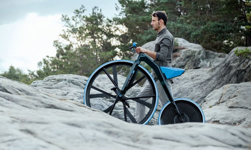 大小轮概念电动自行车：Concept 1865