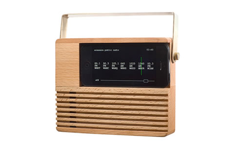 复古收音机Vintage Radio Style Dock for iPhones